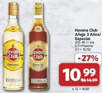Famila Nord West Havana Club Añejo 3 Años/ Especial Angebot