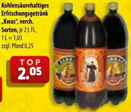 Mix Markt Kohlensäurehaltiges Erfrischungsgetränk ,,Kwas" Angebot