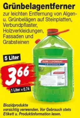 Repo Markt Grünbelagentferner Angebot