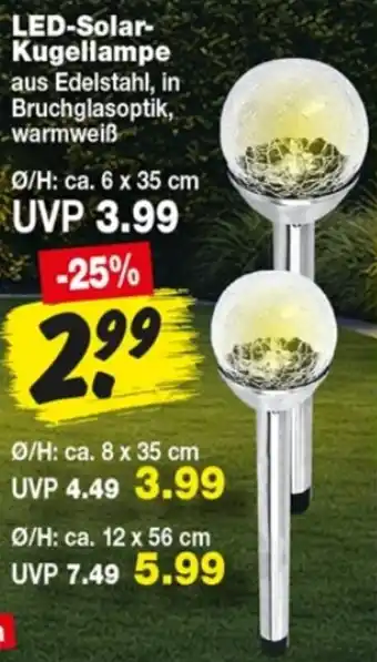 Repo Markt LED-Solar Kugellampe Angebot