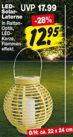 Repo Markt LED Solar Laterne Angebot