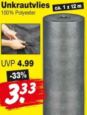 Repo Markt Unkrautvlies Angebot