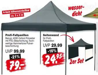 Repo Markt Profi-Faltpavillon Angebot