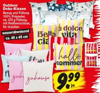 Repo Markt Outdoor Deko-Kissen Angebot