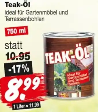 Repo Markt Teak-Öl Angebot