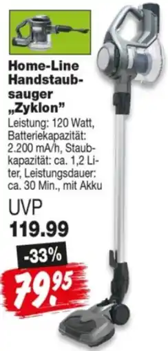 Repo Markt Home-Line Handstaubsauger „Zyklon" Angebot