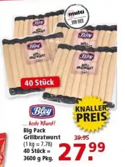Multi Markt Big Pack Grillbratwurst Angebot