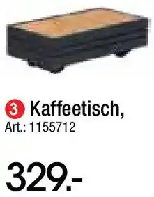 Zurbrüggen ZEBRA Kaffeetisch Angebot
