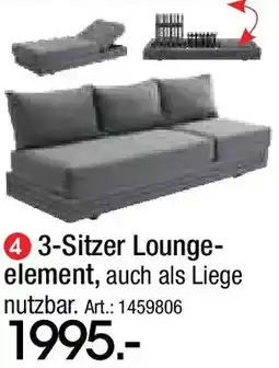 Zurbrüggen ZEBRA 3-Sitzer Loungeelement Angebot