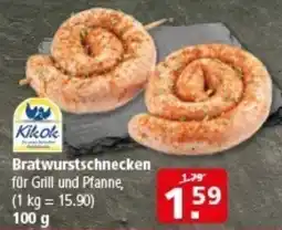 Multi Markt Kikok Bratwurstschnecken Angebot