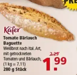 Multi Markt Käfer Tomate Bärlauch Baguette Angebot