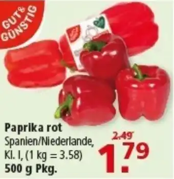 Multi Markt Paprika rot Angebot