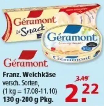 Multi Markt Géramont Franz. Weichkäse Angebot
