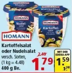 Multi Markt HOMANN Kartoffelsalat oder Nudelsalat Angebot