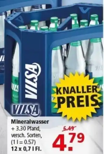 Multi Markt VILSA Mineralwasser Angebot