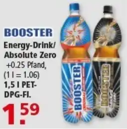 Multi Markt BOOSTER Energy-Drink/ Absolute Zero Angebot