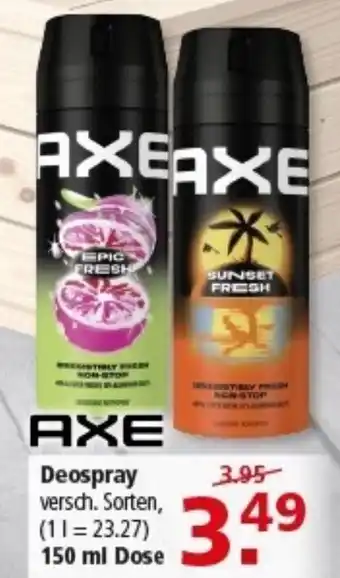Multi Markt AXE Deospray Angebot