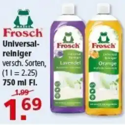 Multi Markt Frosch Universalreiniger Angebot