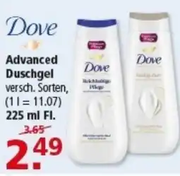 Multi Markt Dove Advanced Duschgel Angebot
