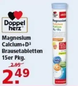 Multi Markt Doppel herz magnesium calcium+d3 brausetabletten Angebot
