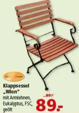 Multi Markt Klappsessel ,,Wien" Angebot