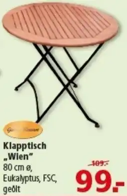 Multi Markt Klapptisch „Wien" Angebot