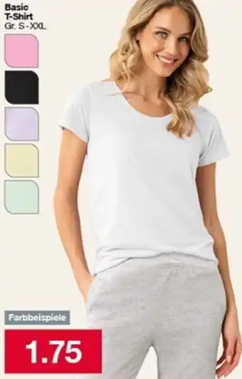 Woolworth Basic T-Shirt Angebot