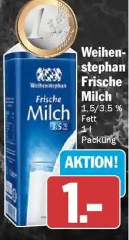 AEZ Weihenstephan Frische Milch Angebot