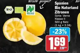 AEZ Bio Naturland Zitronen Angebot