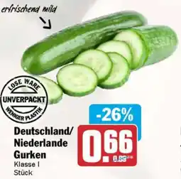 AEZ Deutschland/ Niederlande Gurken Angebot