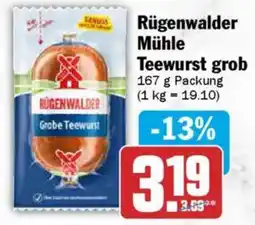 AEZ Rügenwalder Mühle Teewurst grob Angebot
