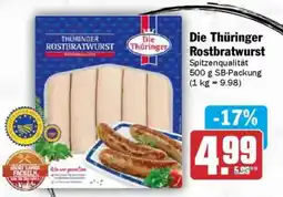 AEZ Die Thüringer Rostbratwurst Angebot