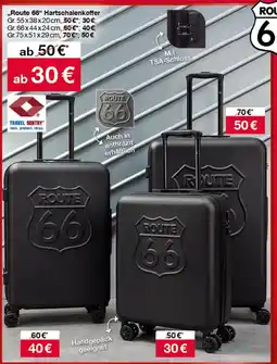 Woolworth Route 66 hartschalenkoffer gr. 55 x 38 x 20 cm Angebot