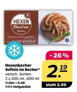 NETTO Hexen becher schoko Angebot