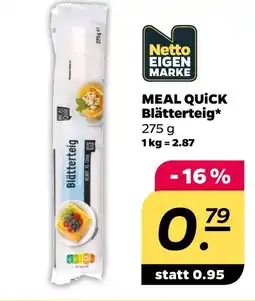 NETTO Netto eigenmarke meal quick blätterteig Angebot