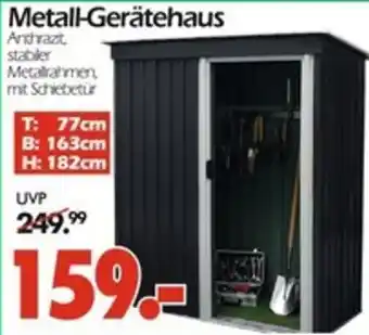 Wreesmann Metall-Gerätehaus Angebot