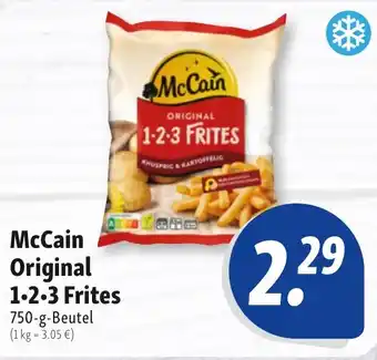Nah & Frisch McCain Original 1.2.3 Frites Angebot