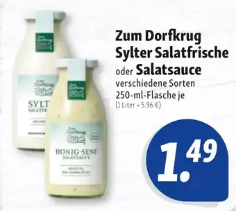 Nah & Frisch Zum Dorfkrug Sylter Salatfrische oder Salatsauce Angebot