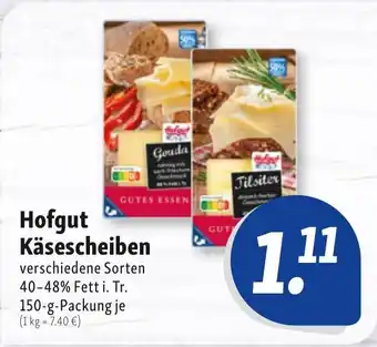 Nah & Frisch Hofgut Käsescheiben Angebot