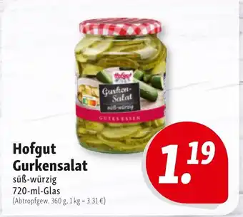 Nah & Frisch Hofgut Gurkensalat Angebot