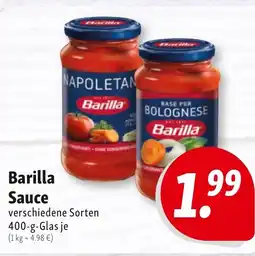 Nah & Frisch Barilla Sauce Angebot
