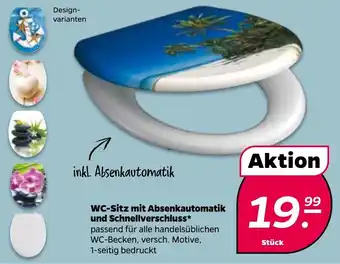 NETTO WC Sitz mit Absenkautomatik und Schnellverschluss Angebot