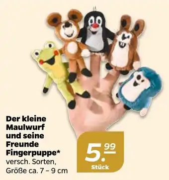 NETTO Der kleine Maulwurf und seine Freunde Fingerpuppe Angebot