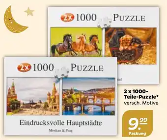 NETTO 2x1000 Teile Puzzle Angebot