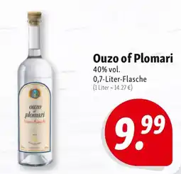Nah & Frisch Ouzo of Plomari 40% vol. Angebot