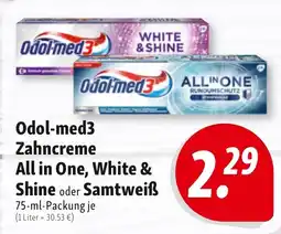 Nah & Frisch Odol-med3 Zahncreme Angebot