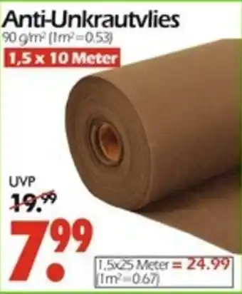 Wreesmann Anti-Unkrautvlies Angebot