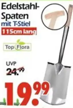 Wreesmann Edelstahl- Spaten mit T-Stiel Angebot