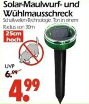Wreesmann Solar-Maulwurf- und Wühlmausschreck Angebot