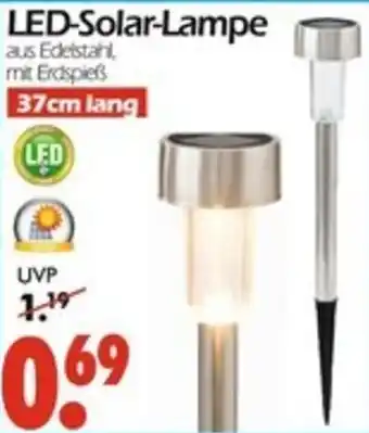 Wreesmann LED-Solar-Lampe Angebot